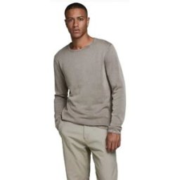 Jack & Jones Pull Leo Knit Crockery L Homme
