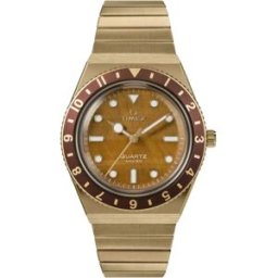 Timex Montre Pour Femme Q Golden / Brown One Size Femme