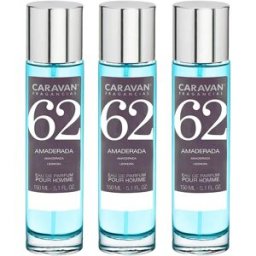 Caravan Parfum Nº62 150ml 3 Unités Transparent One Size male
