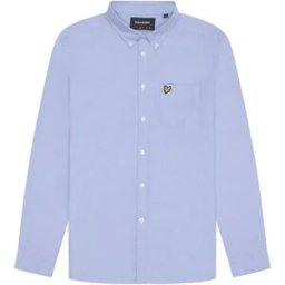 Lyle & Scott Chemise à Manches Longues Plain Oxford Riviera S Homme