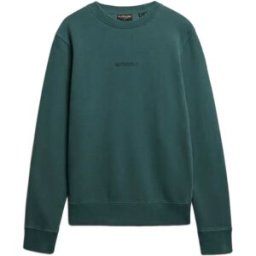 Superdry Sweat-shirt Micro Logo Stormy Green S Homme