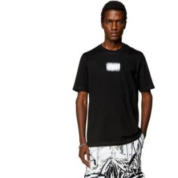 Diesel T-shirt à Manches Courtes Just N4 Black Black Black S Homme