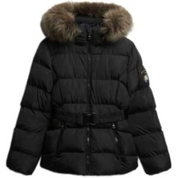 Superdry Veste Matelassée Fuji Belted Black XL Femme