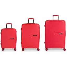Gabol Valise à Roulettes Steady Spinner Expandable 195l 3 Unités Red One Size unisex