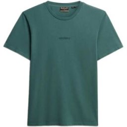 Superdry T-shirt à Manches Courtes Micro Logo Stormy Green XL Homme