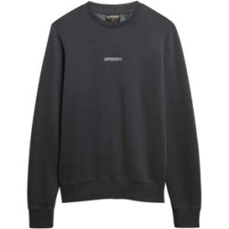 Superdry Sweat-shirt Micro Logo Washed Black L Homme