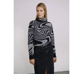 Object Pull Ray Black / Pattern Medium Grey Melange Zebra M Femme
