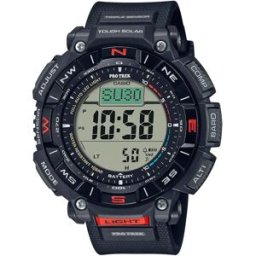 Casio Montre Pro-trek Lcd Black / Black / Mineral One Size Homme