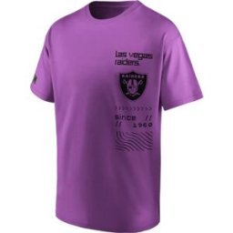 Fanatics T-shirt à Manches Courtes Las Vegas Riders Future Digital Styled Purple Saphire L Homme