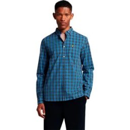 Lyle & Scott Chemise à Manches Longues Lw1309v Blue L Homme