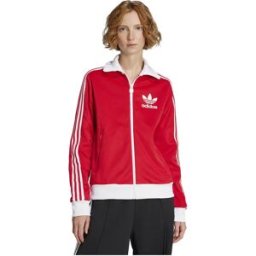 Adidas Originals Sweat-shirt à Zip Beckenbauer Better Scarlet / White S Femme