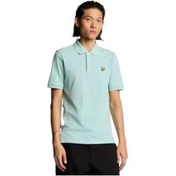Lyle & Scott Polo à Manches Courtes Plain Future Blue XL Homme
