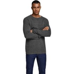 Jack & Jones Pull Hill Dark Grey Melange XL Homme