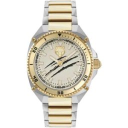 Philipp Plein Sport Montre Thunder Force Golden / Silver-Gray One Size Homme