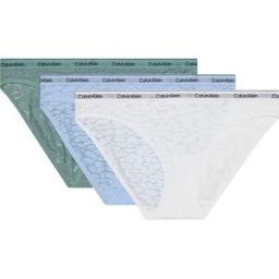 Calvin Klein Culotte 000qd5069e 3 Unités Slate Turqouise / Frozen Fjord / White M Femme