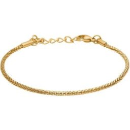 Tom Morris Bracelet Mini Box 18 Ct. Goldplated Stainless Steel Tm00027 One Size Homme