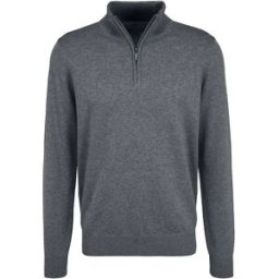 Fynch Hatton Pull à Demi-zip Sfpk215 Steel 2XL Homme