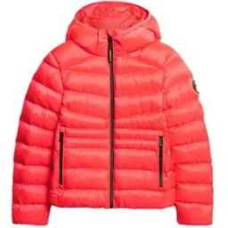 Superdry Veste Fuji Quilt Padded Hyper Fire Pink XS Femme