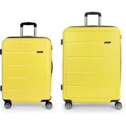 Gabol Valise à Roulettes Future Plus Spinner Expandable 176l 2 Unités Yellow One Size unisex