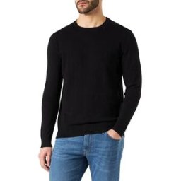 Jack & Jones Pull Emil Knit Noos Black M Homme