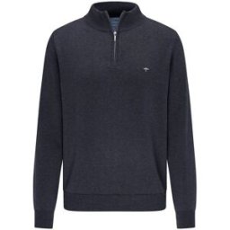 Fynch Hatton Pull à Demi-zip Sfpk215 Navy 3XL Homme