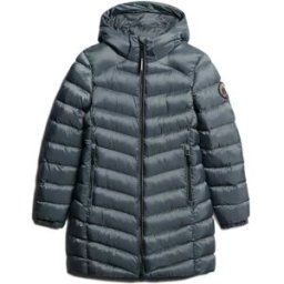 Superdry Veste Fuji Mid Padded Stormy Weather Blue XS Femme