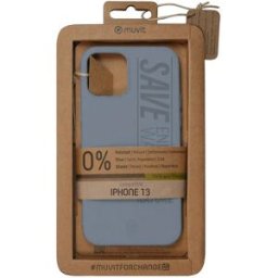 Muvit For Change Coque Bambootek Pour Apple Iphone 13 Grafik Grey One Size unisex