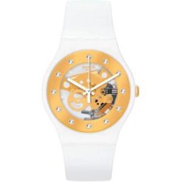 Swatch Montre Pour Femme Suoz148 Quartz 3 Atm 41 Mm White / White / White One Size Femme