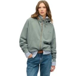 Superdry Sweat-shirt Essential Logo Osz Raglan Lily Pad Green XS Femme