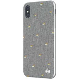Moshi Coque De Téléphone Vesta Iphone Xs Max Silicone Grey One Size unisex