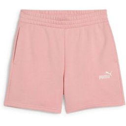 Puma Short De Sport Ess Small N1 Logo 5´´ Pink Fruit S Femme