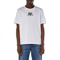 Diesel T-shirt à Manches Courtes T Adjust K10 Bright White S Homme