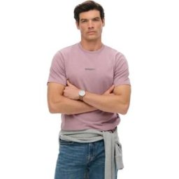 Superdry T-shirt à Manches Courtes Micro Logo Dry Elderberry 3XL Homme