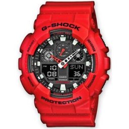 Casio Montre G-shock Ga-100b Red One Size Homme