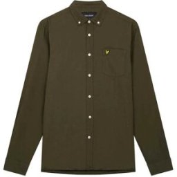 Lyle & Scott Chemise à Manches Longues Oxford Olive XL Homme