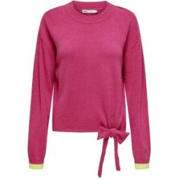 Only Pull Misty Raspberry Rose / Detail Sharp Green M Femme