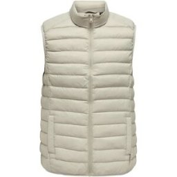 Only & Sons Gilet En Duvet Gavin Light Silver Lining L Homme