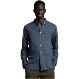 Lyle & Scott Chemise à Manches Longues Lw1302v Navy Blue S Homme