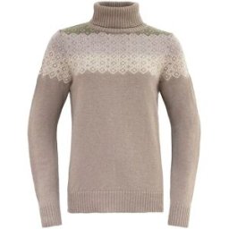 Devold Of Norway Pull Svalbard Wool High Neck Stone XS Femme