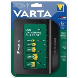 Varta Chargeur Universel Lcd+ Silver One Size unisex
