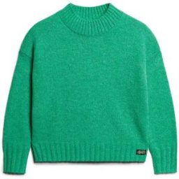 Superdry Pull Essential Laguna Green XL Femme