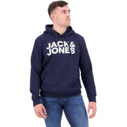 Jack & Jones Sweat à Capuche Corp Logo Navy Blazer L Homme