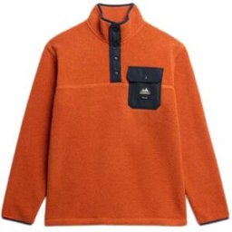 Superdry Sweat à Demi-zip Fuji Mango Orange 2XL Homme