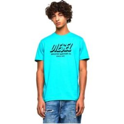 Diesel T-shirt à Manches Courtes Diegos A5 Ceramic L Homme