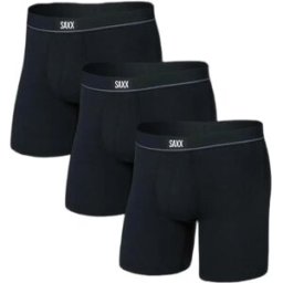 Saxx Underwear Boxers Essential 3 Unités Black S Homme