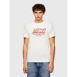 Diesel T-shirt à Manches Courtes Diegos A5 Vapourous Gray L Homme