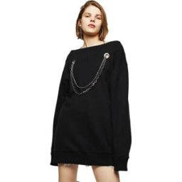 Diesel Sweat-shirt Moeanu 00szb4-0baps Black S Femme