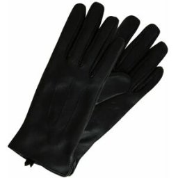 Pieces Gants Nellie Leather Smart Black S Femme