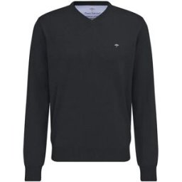 Fynch Hatton Pull à Col En V Sfpk211 Charcoal XL Homme