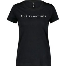 Scott T-shirt à Manches Courtes No Shortcuts Black XS Femme